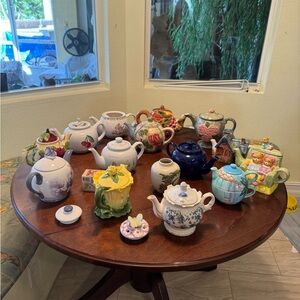 Thompson Multicolor Ceramic Teapot Collection starting at 5$ each